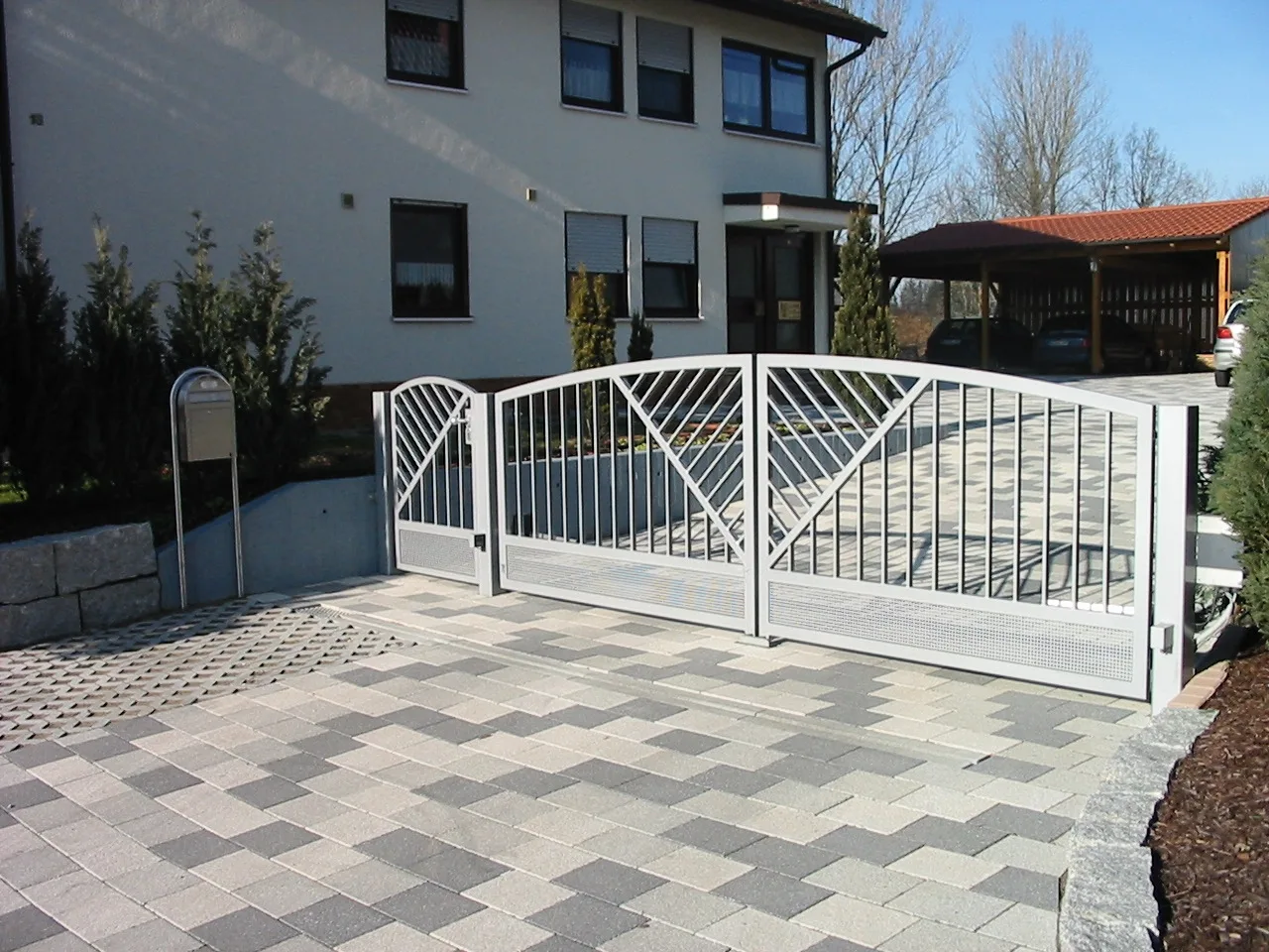 Hofdrehtor Stabfüllung Sonder